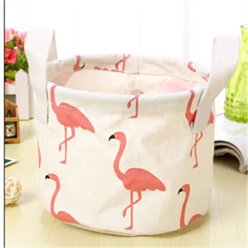 Namų Kosmetikos Vaikams Žaislas Organizatorius Gyvūnų Flamingo Modelis Medvilnės Skalbiniai Kabo Saugojimo Krepšys Vestuves Baby Shower Apdaila,Q
