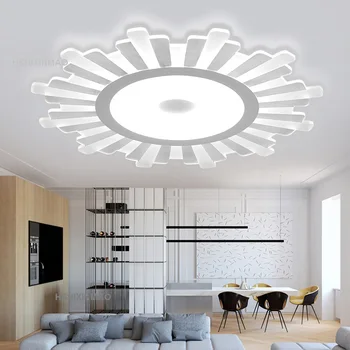 Nauja ultra-plonas saulėgrąžų LED lubų šviestuvas akrilo led gyvenimo kambario, miegamasis žibintai turas vaikų studijų Lubų Šviesos AC90-260V