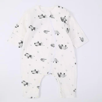 Naujagimio Miego Suknelė gazas pižama miegmaišis Kūdikiams Vasarą kūdikis Onesies Sleepsack Kvėpuojantis YYY011