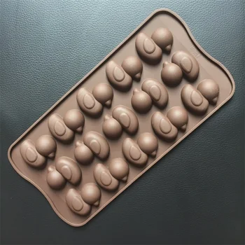 Naujas 1pc silikono antis, tortas dekoravimo priemonė formų Šokolado pelėsių silikono muilo formų SM006