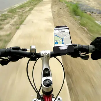 Naujas 360 Sukasi mobiliojo telefono dviračių planšetinio kompiuterio stovas, atgal motociklo mobilųjį telefoną, planšetinį kompiuterį universalus telefono stovas