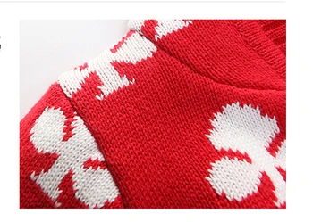 Naujas Atvykimo Kūdikių Mergaičių Žiemos Gobtuvu Megztinis Mergaitėms Gėlių spausdinti Tirštėti Šiltas Megztinis Vaikai Single-breasted Šiltas Kailis