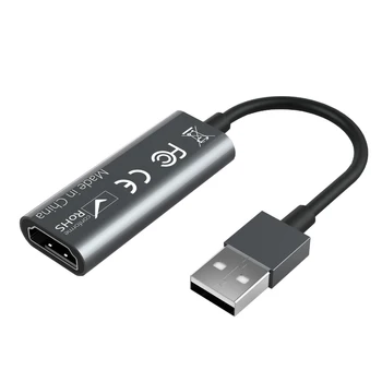 Naujas Mini 1080P HDMI USB 2.0 Video Capture Card Telefono Žaidimas Įrašymo Langelį PC 