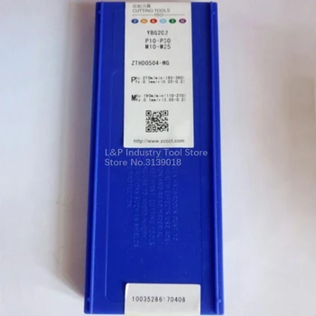 Naujas Originalus ZCC.CT, Kinija CNC Ašmenys 5MM ZTHD0504-MG YBG202 Karbido Įdėklai ZTHD0504MG YBG202 Griovelį Cutter
