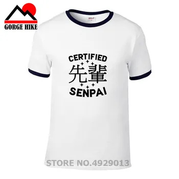 Naujas Parodijų Japonija Ahegao T-shirt homme Waifu vyras prekės ženklo drabužių Sertifikuota Senpai marškinėliai vyrams Hip-hop streetwear Harajuku Viršūnes Tee