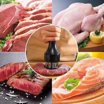 Nerūdijančio Plieno Mėsos Tenderizer Adata Mėsos Plaktuku Tenderizer Virtuvės Įrankiai Mėsos Įrankiai, Maisto Ruošimo, Kepimo Priedai