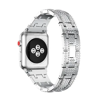 Nuorodą apyrankę, dirželį, Apple watch band serijos 4 3 2 1 38mm 44mm juosta 42mm 40mm Liuminescencija Moterų žmogus Watch Band laikrodis ant riešo
