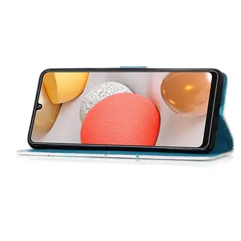Odos Flip Case For Samsung A42 5G A51 A71 A31 A21S A91 A81 A41 A01 A10 A20 A30 A40 A50 A70 S E 3D Dažytos Piniginės Telefono dėklas