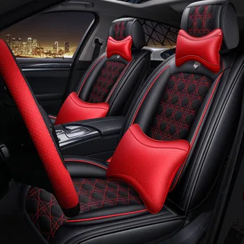 Odos Linų Universaliųjų automobilių sėdynės padengti Mercedes Benz W203 W210 W211 AMG W204 C E S E S CLA SLK A20 Automobilių-lipdukas Stilius