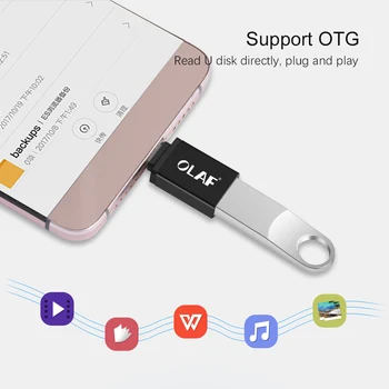 OLAF USB C Tipo OTG Adatper Tipas-C, Vyrų ir Moterų USB3.0 C OTG Adapteris Keitiklis Xiaomi 