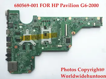 Originalus laptopo plokštę HP Pavilion G6-2000 G4-2000 G7 680569-001 DA0R33MB6F1 HM76 PGA989 DDR3 7670M/1GB Pilnai išbandyti