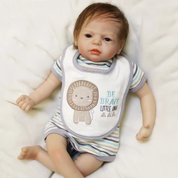 OtardDolls Bebe Atgimsta 55cm Rankų darbo Reborn Baby Doll Vinilo Silikono boneca mažylis berniukas gyvas žaislai Mergaitėms Gimtadienio Dovanos
