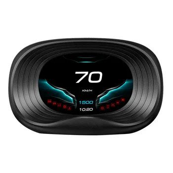P20 Automobilių HUD OBD 2 II saugumo GPS Head Up Display + GPS Navigacija, 3 colių Ekranas greičio viršijimo Įspėjimo Signalą, Sistema, Universali