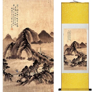 Peizažas Namų Biuro Apdailos Kinijos pažymėkite tapybos Kalnai ir upės tapybos 19082403