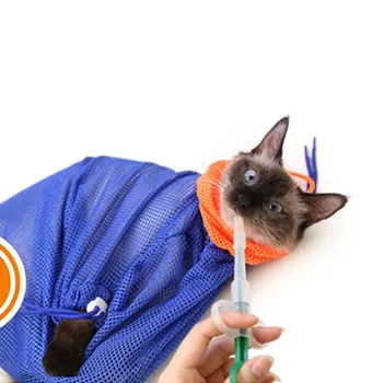 Pet Maudymosi Nagų Kirpimas, naminių gyvūnėlių naudinga toolsCat Viliojimo Vonios Krepšys Daugiafunkcinis katė fiksuotojo maišelis gerai