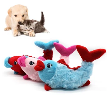Pet Šuo, Katės Mažylis Mielas Karpis Žuvies Formos Minkštas Pliušinis Lėlės Žaisti Piskliwy Kramtyti Žaislas
