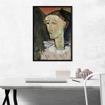 Piero ' s Self Portrait Sienos Menas Abstraktus Mados Print dekoruotos Drobės, Freska Gyvenimo Kambario, Miegamasis Apdailos Plakatas, Tapyba 5Y