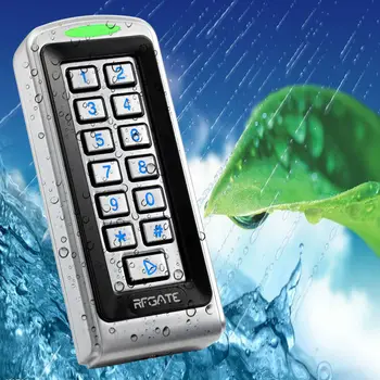 Pin tik,EM4100 Vandeniui Lauko Atskiras Prieigos Kontrolės Apšvietimu metalo šviesos klaviatūra
