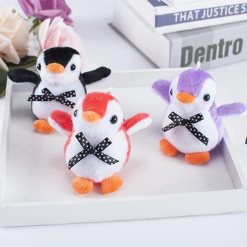 Pingvinas key chain gyvūnų lėlės pliušinis žaislas pakabukas lėlės keychain pliušinis berniukas, mergaitė, minkštas pakabukas minkštas kaip dovana vaikams