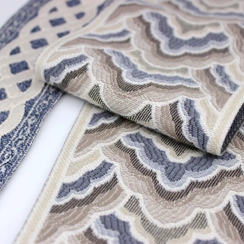 Pločio Juostelė tvido namų tekstilės Siuvinėjimo nėrinių Japonų stiliaus rankų darbo užuolaidų accessories nėriniai apdailos juostos 2yards/daug