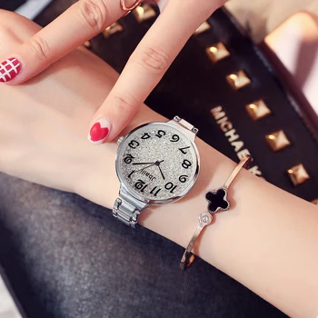 Prabanga Moterų Kvarcas Laikrodžio Apyrankė Diamond Priedai Nerūdijančio Plieno Riešo Laikrodžių Mados Kristalų Laikrodžių Reloj Mujer Relojes