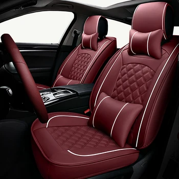 (Priekinis+Galinis)universalus odinis automobilių sėdynės padengti Mazda 3 6 cx-5 