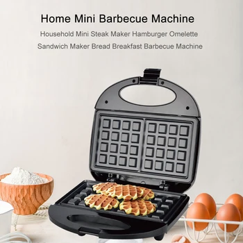 Pyragas Orkaitėje Pusryčiai Elektros Vafliai Geležies Dual Non-Stick Sandwich Maker Pyragas Orkaitėje Visos Eggette Mašina Mini Pliurpalas Puodą