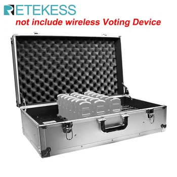 RETEKESS T148 Sidabro 42 Slots Belaidžio Balsavimo Apmokestinimo Atveju Belaidžio Konferencijos Balsavimo Sistema, Balso Perdavimo Sistema