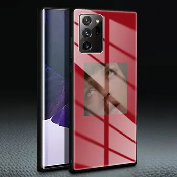 Retro Red Modelio Meno Stiklas Case For Samsung Galaxy S20 FE S10 S8 S9 Plus S10e Pastaba Ultra 10 20 9 8 Grūdintas Telefonas Apima