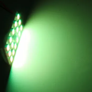 RGBW 15 LED Automobilio Salono Atmosferą Dome Skaitymo Šviesos Lemputė su Nuotolinio Valdymo kelių spalvų valdomų automobilių žibintai