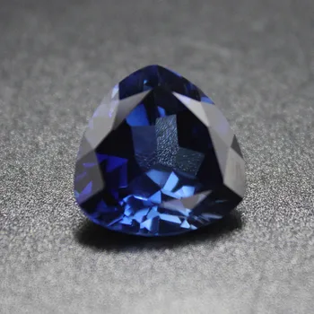 Riebalų Trikampis AAAAA trilijono formos blue stone prarasti karoliukai papuošalai priėmimo 