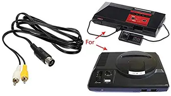 Ruitroliker AV Composite Audio Video TV Kabelis Pradžios 1 Master Sistemos & 6ft Audio Video AV Kabelis, 9 Pin Pradžios 2 & 3