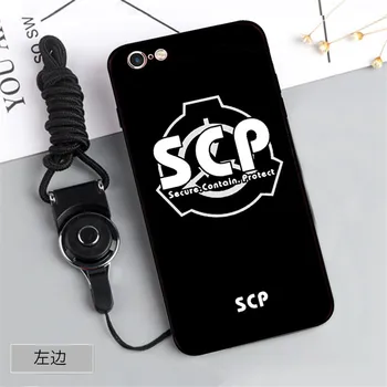 SCP Specialios Atskyrimo Procedūras Fondas Cosplay Telefono dėklas Minkšto silikono Matinis SCP Cosplay Telefono dėklas