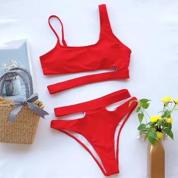 Seksualus Push Up Brazilijos Bikini Nustatyti Moterų Maudymosi Tvarstis Kietas Bikini Nustatyti maudymosi kostiumėlį, maudymosi Kostiumėliai, Maudymosi Plaukimo Dėvėti Biquini