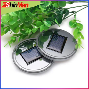 ShinMan Saulės energija +USB Mokestis Taurės lengvųjų Automobilių LED Miestelyje Taurės Miestelyje Dekoratyvinės šviesos Atmosfera Visiems Automobilių