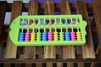 Skristi AC Žaislas - 11 Granulių Mini Veiklos Rinkinį, spalvomis Abacus, Matematikos Skaičiavimo Kadrų (Amžius 3+) 2vnt/komplektas (Atsitiktinė Spalva)