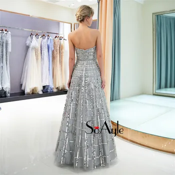 SoAyle-Line Prom Dresses 2019 China Nėrinių Stebėjimo Moterų Elegantiškas vakarinę Suknelę Arabija Derliaus Oficialią Suknelės pagal Užsakymą