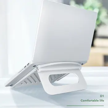 Sulankstomos Aliuminio Notebook Laptop Anti-slip Aušinimo Padas Stovo Laikiklį Home Office Nešiojamojo kompiuterio Stovas