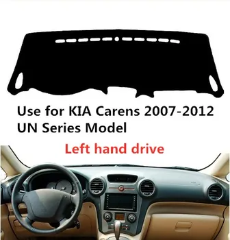 Taijs kaire ranka vairuoti automobilio prietaisų skydelio dangtelį naudoti KIA Cadenza/ K7 2010-2016 anti-UV dulkių-užkirsti kelią