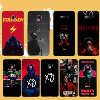 The Weeknd xo dainininkas, reperis Telefono dėklas Samsung A20 A30 30s A40 A7 2018 J2 J7 premjero J4 Plius S5 Pastaba 9 10 Plius