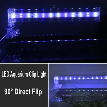 Ultra-plonas LED Vandeniui Žuvų Bakas Šviesos samteliais Šviesos Akvariumas Dekoratyvinis Augalų Apšvietimas Šviesos 14.5/21.5/28.5/42.5 CM