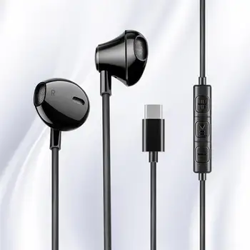 USB C Tipo Ausines Laidines Ausines In-ear Ausinių su Mikrofonu už Xiaomi 8se/10/9/6X/3 Pastaba Huawei Mate 30 pro/Pro P40