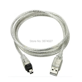 USB Vyras į Firewire IEEE 1394 jungtis 4 Pin Male iLink Adapterio Laido firewire 1394 Kabelį SONY DCR-TRV75E DV vaizdo kameros kabelis 150cm