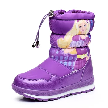 Vaikai batai Merginos batai žieminiai Sniego batai Neperšlampami batai Princesė vaikų batai plius aksomo Atšilimo batai 2020 naujas stilius