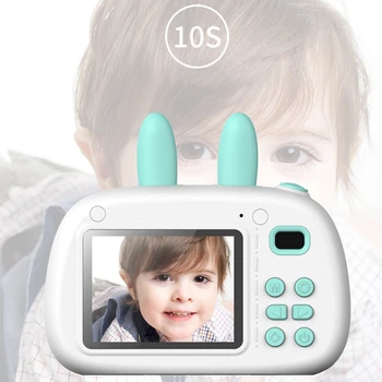 Vaikų Mini Kamera, 2,4 Colių Sn Rodyti 1080P Foto Video Kamera Vaikams Fotoaparato Skaitmeninio Vaikų Animacinių filmų vaizdo Kamera