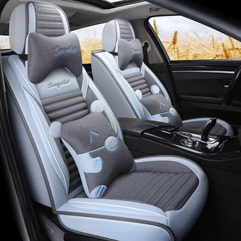 Visiška linų pluošto automobilių sėdynės padengti automobilių sėdynės apima ISUZU d max pikapas iš viso