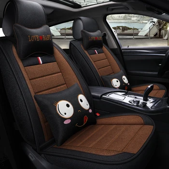 Visiška linų pluošto automobilių sėdynės padengti automobilių sėdynės apima Volvo s60 automobilių v40 v60 s80 s90 v90 xc70 xc40 xc60 xc90 cars2011
