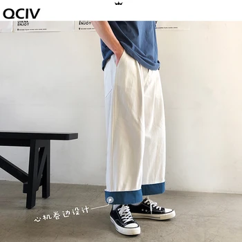 Vyrai Harajuku Haremo Kelnės Vasarą Vyras Streetwear Prarasti Krovinių Kelnės Vyrų Kratinys Medvilnės Atsitiktinis Poilsiu Kelnės