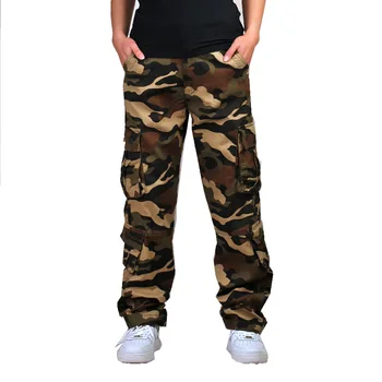 Vyrai Kamufliažas Krovinių Taktinės Kelnės Laisvalaikio Kelnės Multi Kišenės Karinio Stiliaus Kelnių Pantalones Darbo Drabužiai Plius Dydis 28-44