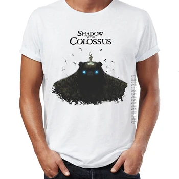 Vyriški Marškinėliai Shadow of The Colossus Marškinėliai iš Gigantas Kūrinys Spausdinti Marškinėlius Vyrų Grafinis Viršūnes & Tees O-Kaklo Camiseta